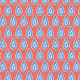 Fabric 17563 | wzór paisley CORAL