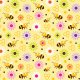 Fabric 17571 | Bee & Flowers