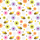 Fabric 17572 | Bee & Flowers