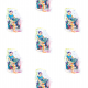 Fabric 17681 | Sitting girl 1 - watercolour pattern