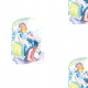 Fabric 17688 | Sitting woman 1 - watercolour pattern