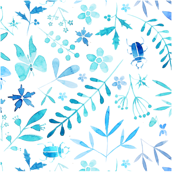 Fabric 17715 | coś niebieskiego