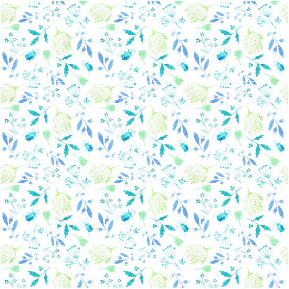 Fabric 17717 | niebieskie z zielonym