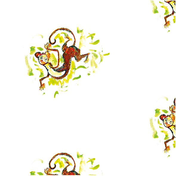 Fabric 17748 | Monkey 1 pattern for kids