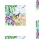 Fabric 17751 | Paradise bird 1 watercolour pattern