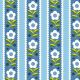 Tkanina 1937 | blue pattern