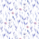 Tkanina 17783 | Blue Meadow | Niebieska ŁĄka