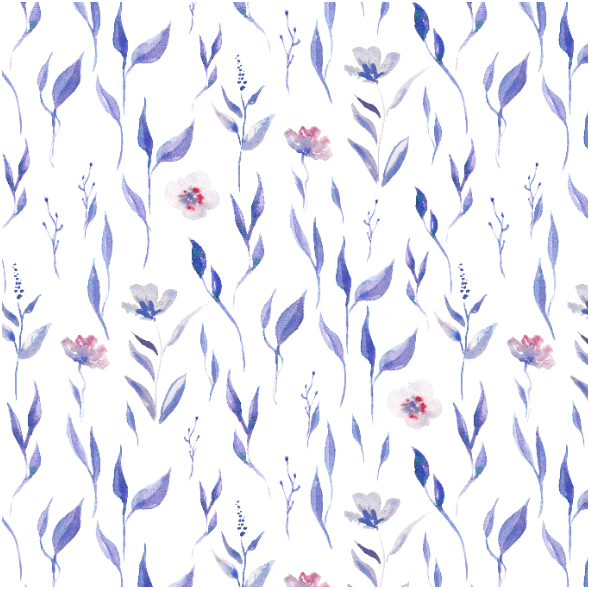 Fabric 17783 | Blue Meadow | Niebieska ŁĄka