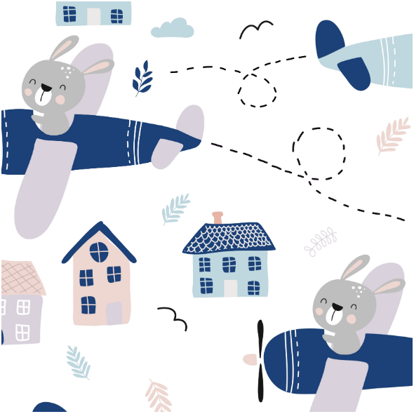 Tkanina 17833 | samoloty