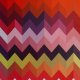 Tkanina 17865 | ORANGE ZIG ZAG