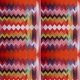 Fabric 17865 | ORANGE ZIG ZAG