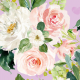 Tkanina 17873 | Roses on lilac