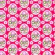Fabric 1956 | flowers cotillions