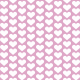 Tkanina 1957 | hearts on pink