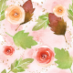 Tkanina 18014 | Kwiaty i liscie