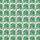 Tkanina 18041 | Zielone monstery na białym tle