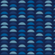 Fabric 18143 | Blue semi circles Small