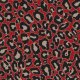 Tkanina 18186 | jungle meow! red