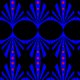 Fabric 18210 | wachlarz NIEBIESKI