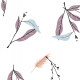 Fabric 18216 | WHITE meadow