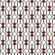 Tkanina 18229 | wzór czarno-biały z kolorowym elementem