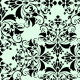 Tkanina 18326 | floral na mietowym