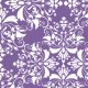 Fabric 18327 | floral na fiolecie