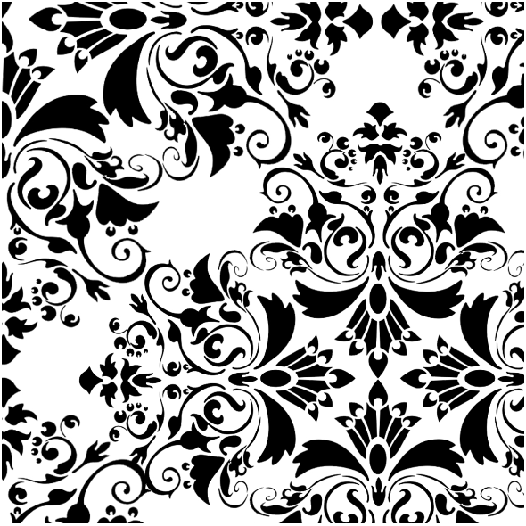 Tkanina 18328 | floral na bialym