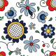 Tkanina 18413 | Kaszubski 2 medium white