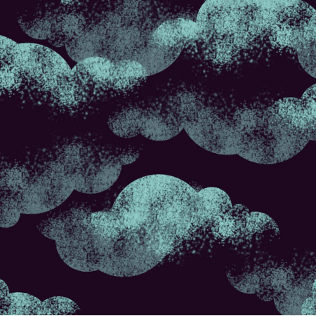 Fabric 18452 | Chmury wieczorną porą
