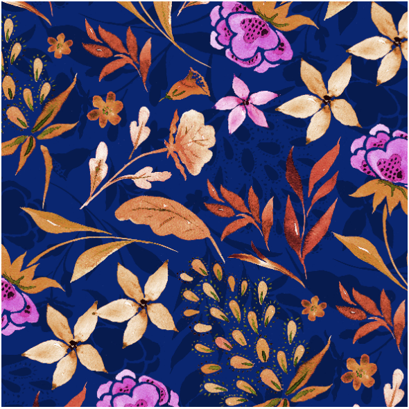 Fabric 18472 | Navy blue