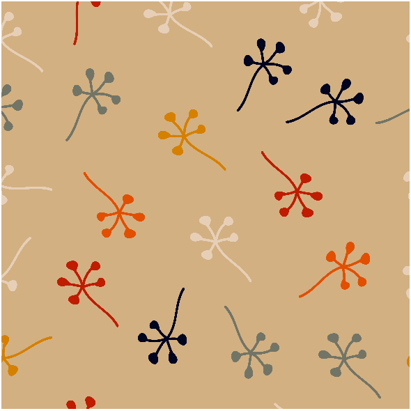 Fabric 18558 | MINIMALISTIC LEAF 4