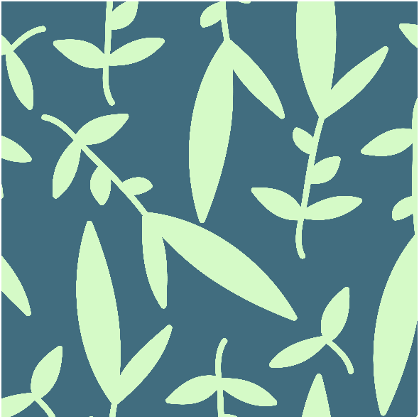 Tkanina 18559 | MINIMALISTIC LEAF 5