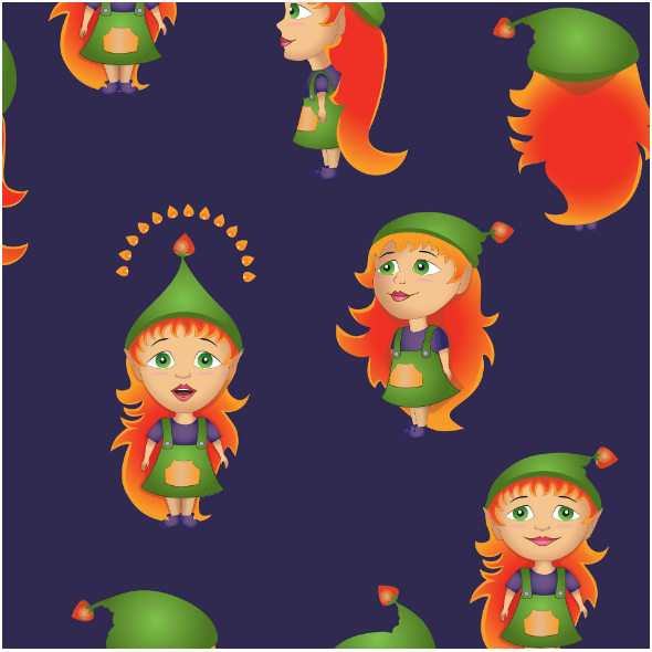 Tkanina 18607 | Krasnalka