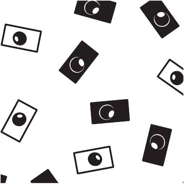 Fabric 18615 | kółko i prostokąt 2