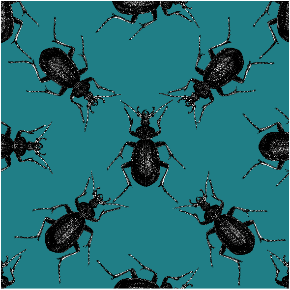 Tkanina 18742 | Zuki na brittany blue small