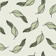 Fabric 18763 | Green line leaf pattern