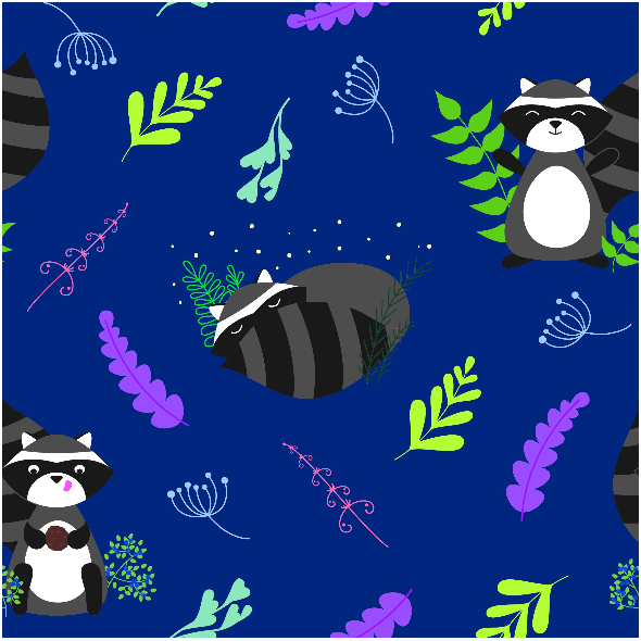 Tkanina 18766 | Szop nocą