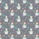 Tkanina 18799 | Balwanki i gwiazdki small grey