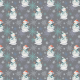 Tkanina 18799 | Balwanki i gwiazdki small grey
