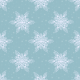 Tkanina 18877 | sniezynki light blue medium 
