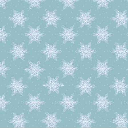 Fabric 18878 | sniezynki light blue small