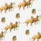 Fabric 18917 | Christmas DOGS - PSY SWIĄTECZNE