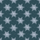 Tkanina 18919 | Sniezynki dark blue small