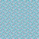Fabric 2048 | swans on light blue