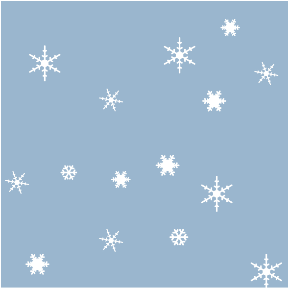 Tkanina 18926 | Sniezynki mix light blue xl