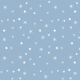 Tkanina 18926 | Sniezynki mix light blue xl