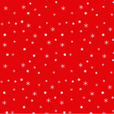 Fabric 18937 | sniezynki mix red small