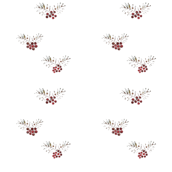 Tkanina 18939 | jarzebina drobna