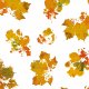 Tkanina 19004 | leaves autumn big white